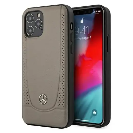 Mercedes MEHCP12MARMBR iPhone 12|12 Pro 6,1" brązowy|brown hardcase Urban Line