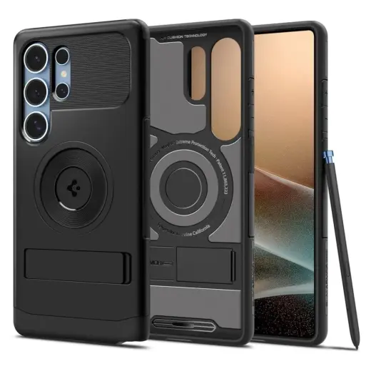 Spigen Slim Armor Mag maciņš ar MagSafe atbalstu telefonam Samsung Galaxy S25 Ultra (S938) melns