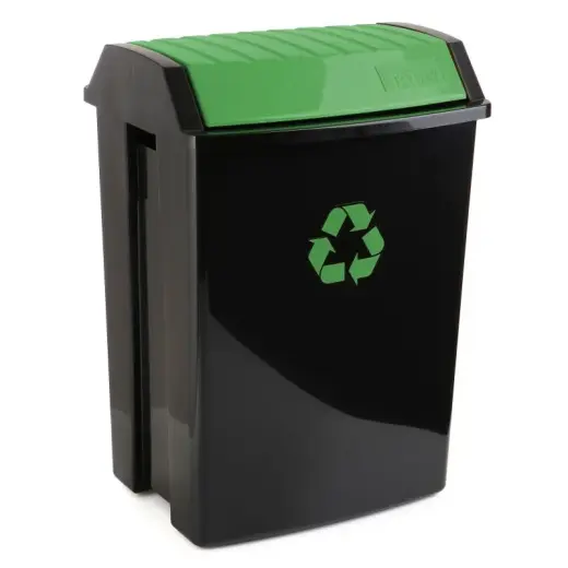 Waste bin 50L green
