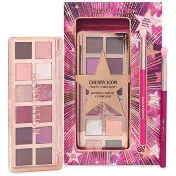 Makeup Revolution Cherie Icon Eye Shadow Palette and Brush Set