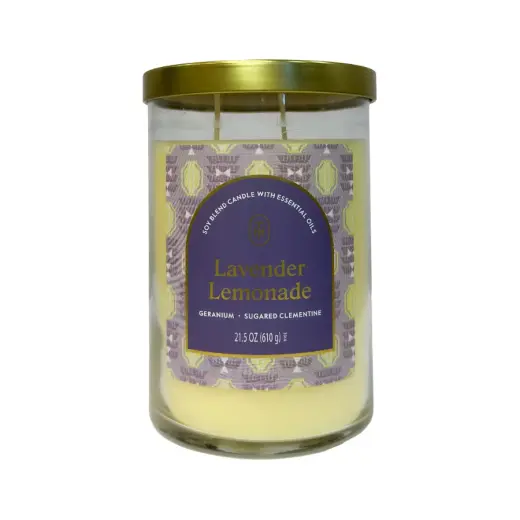 Aromātiskā svece Lavender Lemonade 610gr, +/- 70h