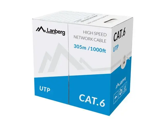 Cable UTP Cat.6 CU 305 m wire grey