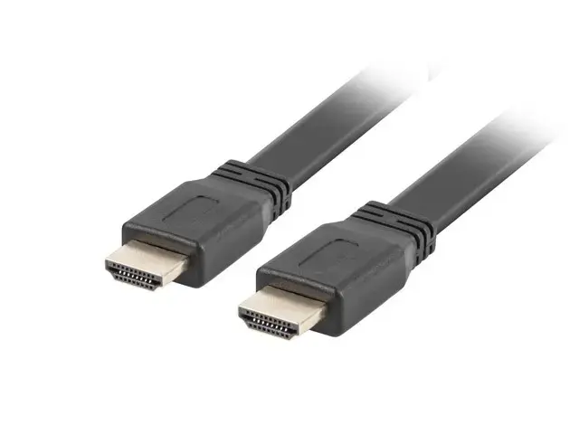 Cable HDMI-HDMI v2.0 5m black flat