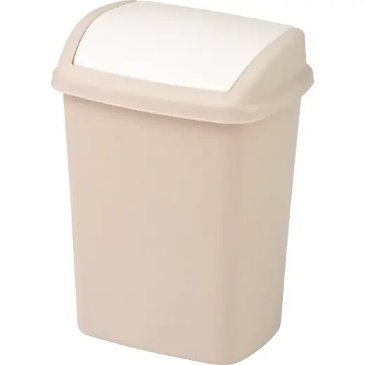 Atliekų kibiras Dominik 10L 20x25x36cm smėlio spalvos