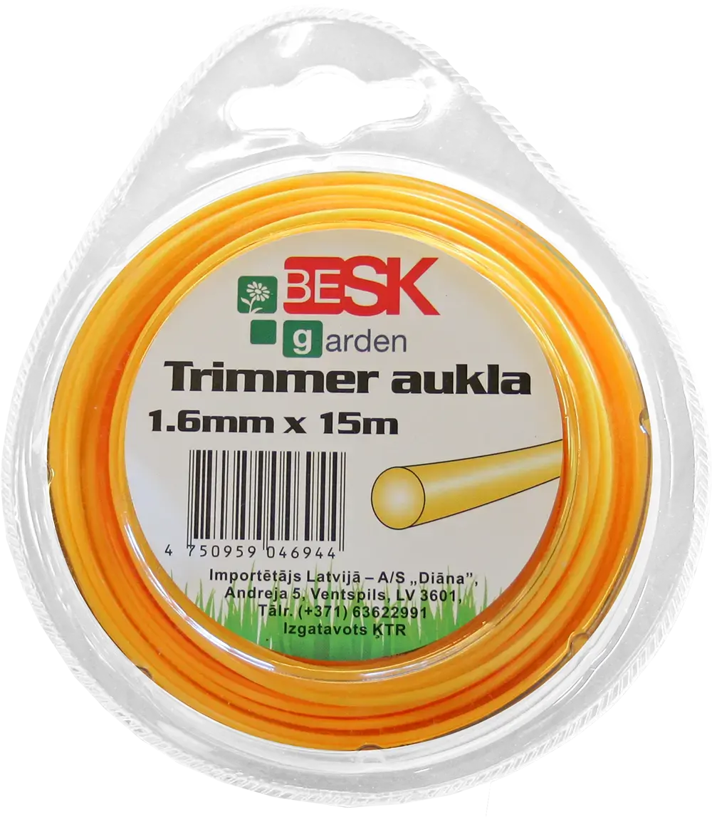 Trimmer line 1.6mm*15m round