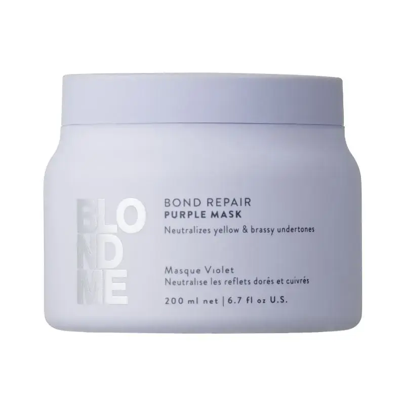 Schwarzkopf Blondme Bond Repair Purple Mask in Clear