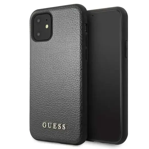 Guess GUHCN61IGLBK Iridescent Cover For Apple iPhone 11 Black