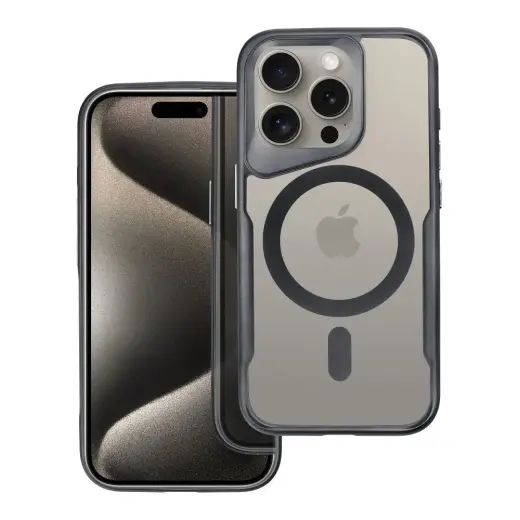 Case for do iPhone 14 PRO MAX Ergofit Newzone compatible with MagSaf black