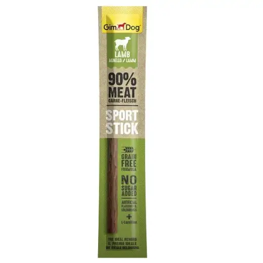 Gardums suņiem : GimDog Sports Stick Lamb, 12 g