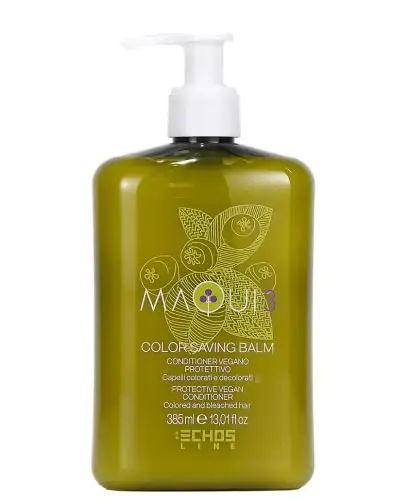 EchoslineMaqui 3 Color Saving Balm Conditioner - Vegan Conditioner for Colored Hair, 385 Ml