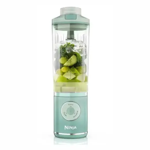 Ninja Blast Max pārnēsājams bezvadu kokteiļu blenderis, 0.5l, zaļš