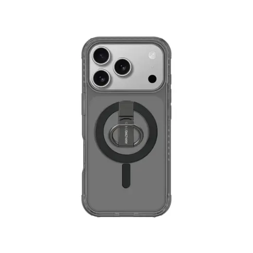AmazingThing Titan Pro Grip Ring Set Case for iPhone 17 Pro Max Compatible with MagSafe - Black