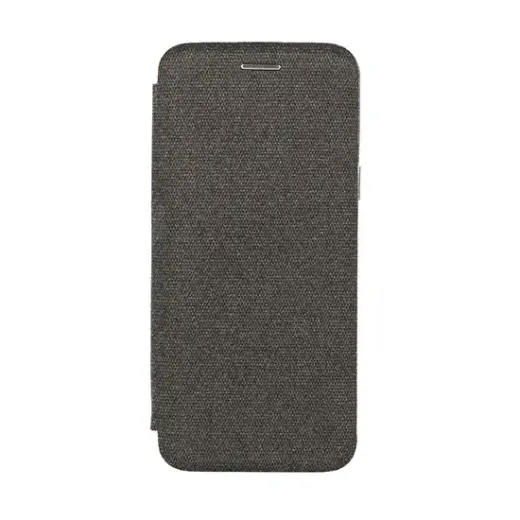 Vennus Book COTTON Case for Samsung Galaxy A6 Plus 2018 black