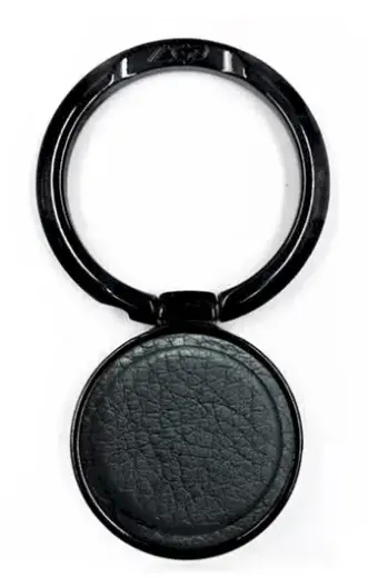 LGD Leather Ring Universal Ring Holder Black