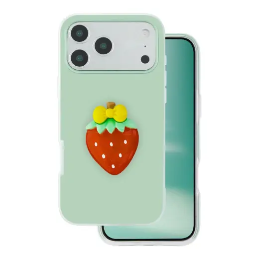 Fruit 2in1 telefoni ümbris iPhone 17 Pro roheline
