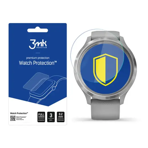 Garmin Vivomove 3 - 3mk Watch Protection™ v. FlexibleGlass Lite screen protector
