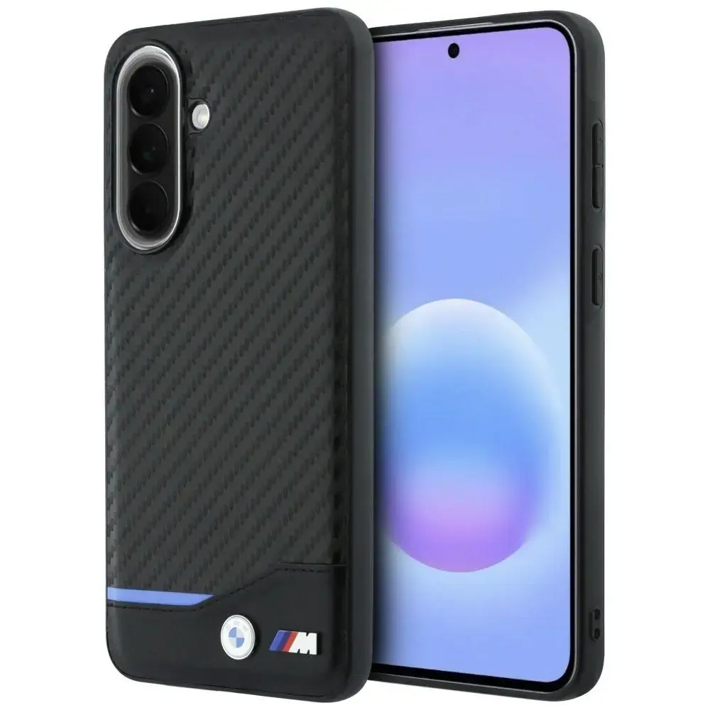 BMW M Carbon maciņš telefonam Samsung Galaxy A37 (A376) melns