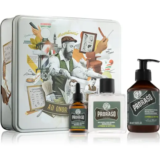 Klas Ical Gift Set Beard Products Cypress & Vetyver