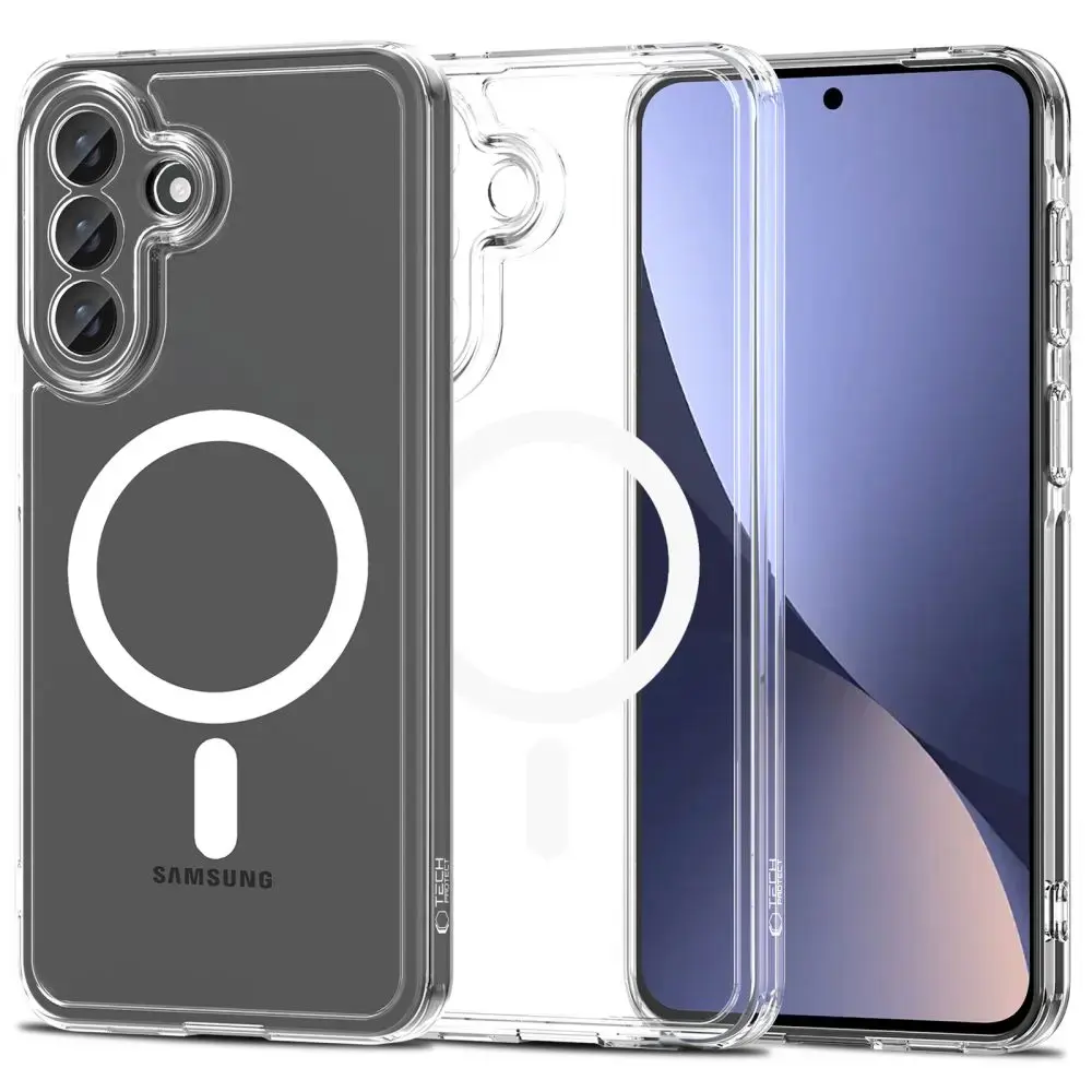 TECH-PROTECT FlexAir Hybrid maciņš ar MagSafe atbalstu telefonam Samsung Galaxy A57 (A576) caurspīdīgs