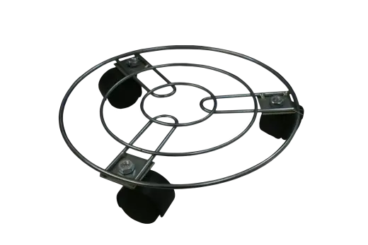 Flower pot stand D25cm, on wheels
