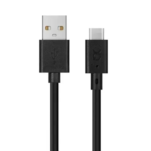 Xqisit 31298 datu pārraides un uzlādes vads | USB-A uz USB-C | 3m | melns