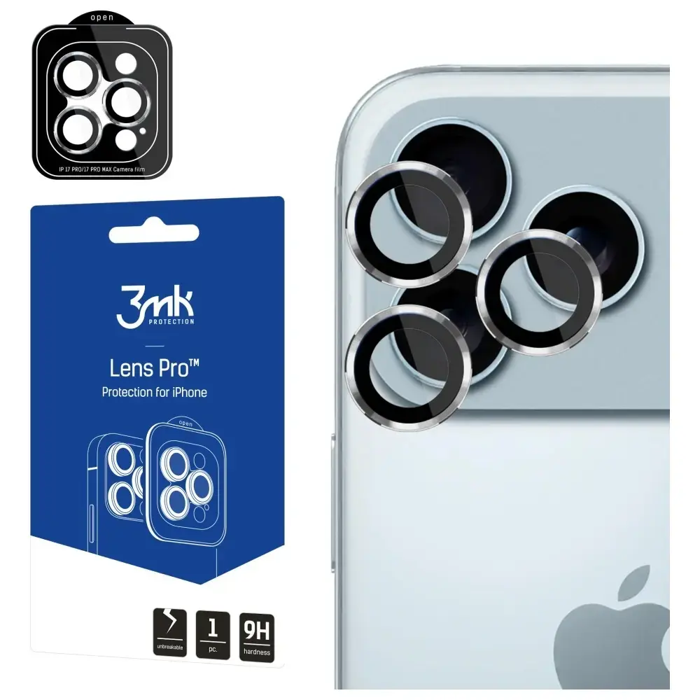 3MK Lens Protection Pro for Apple iPhone 17 Pro / 17 Pro Max Silver