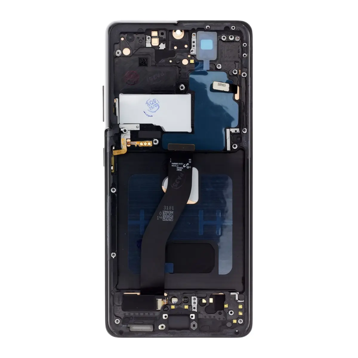 LCD display + Touch Unit + Front Cover for Samsung SM-G998 Galaxy S21 Ultra Phantom Black