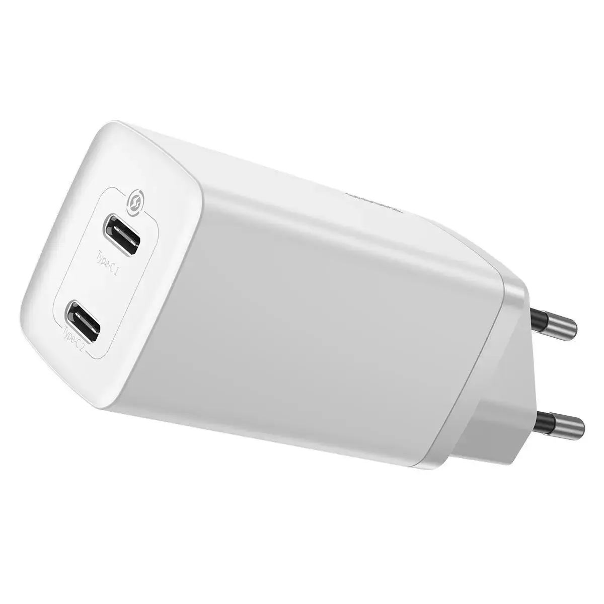 Baseus GaN2 Lite Quick Travel Charger C+C 65W EU (white)