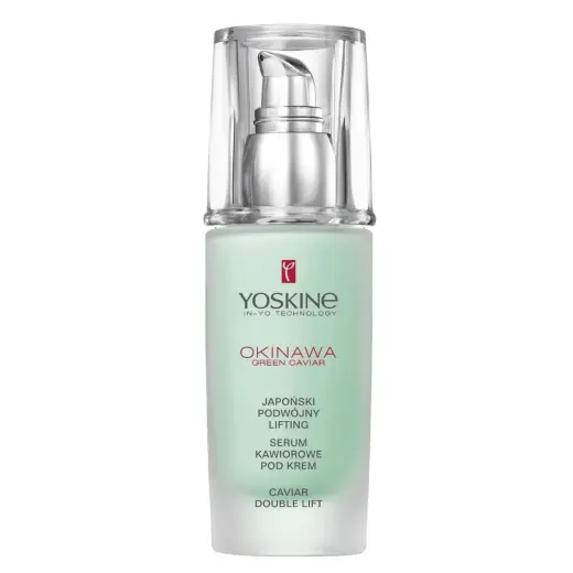 Yoskine, Okinawa, Green Caviar, Uplifting, Serum, For Face & Eyes, 30 ml