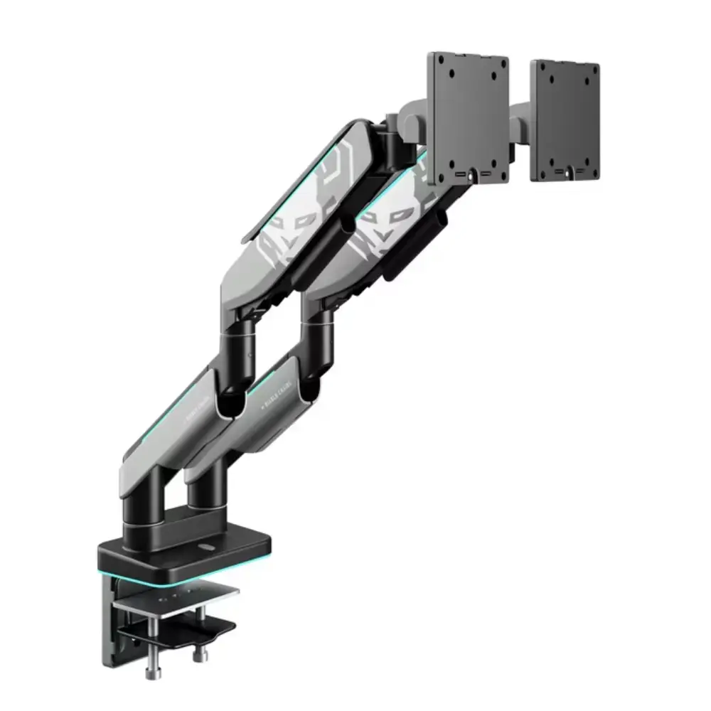 Diablo RGB X-Arm Dual 35" Dual Monitor Mount grey and black