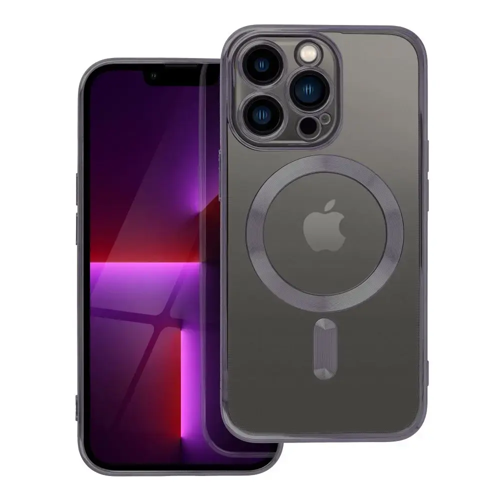 Electro Mag maciņš ar MagSafe atbalstu telefonam iPhone 13 Pro melns