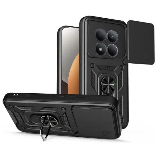 TECH-PROTECT CAMSHIELD PRO XIAOMI POCO M8 PRO / REDMI NOTE 15 PRO+ PLUS 5G MATTE BLACK