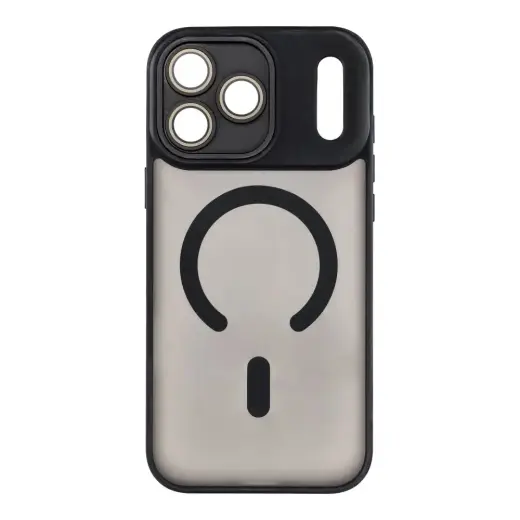 VARIETE MAG COVER telefono dėklas su MagSafe palaikymu iPhone 17 Pro Max juodas