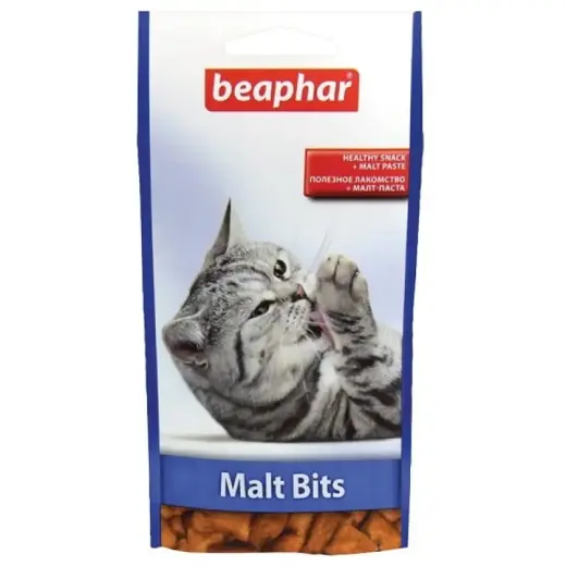 Vitamīnizēta papildbarība - Beaphar Malt Bits, 35g (75gab)