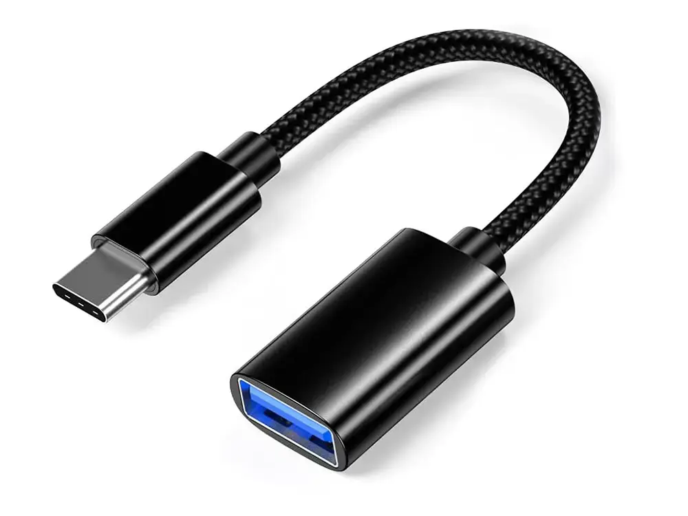 GoodBuy Adapter USB-A to Type-C 3.0 OTG Savienojums Melns (OEM)