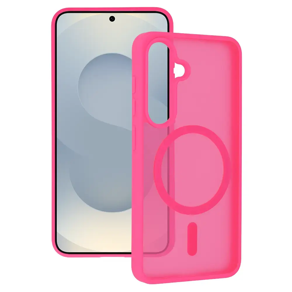Tel Protect Aura Matte maciņš ar MagSafe atbalstu telefonam Samsung Galaxy S25 (S931) | S24 (S921) rozā