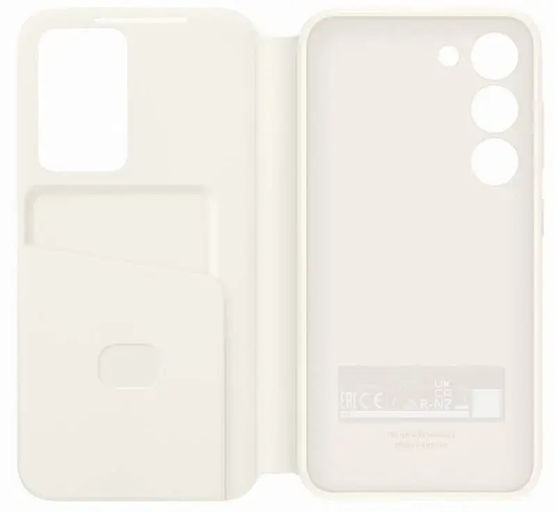 EF-ZS911CUE Samsung Clear View Case for Galaxy S23 Cream (Damaged Package)