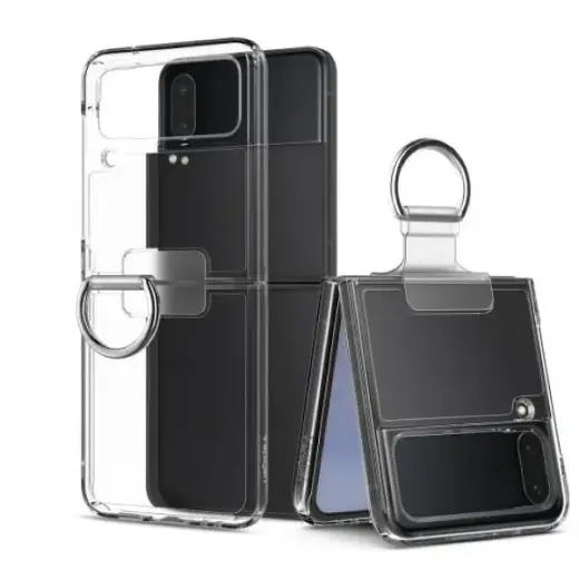 Spigen Thin Fit Ring Samsung Z Flip 4 przezroczysty|crystal clear ACS05115