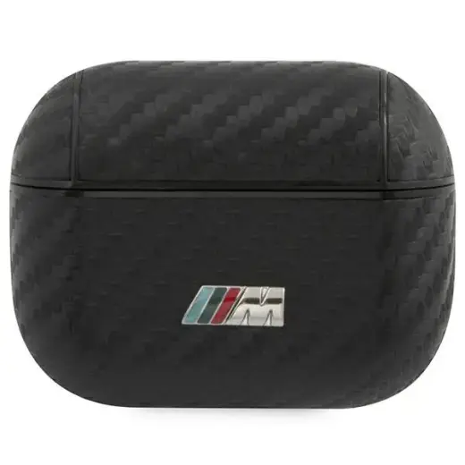 BMW BMAP2CMPUCA AirPods Pro 2 cover czarny|black PU Carbon M Collection