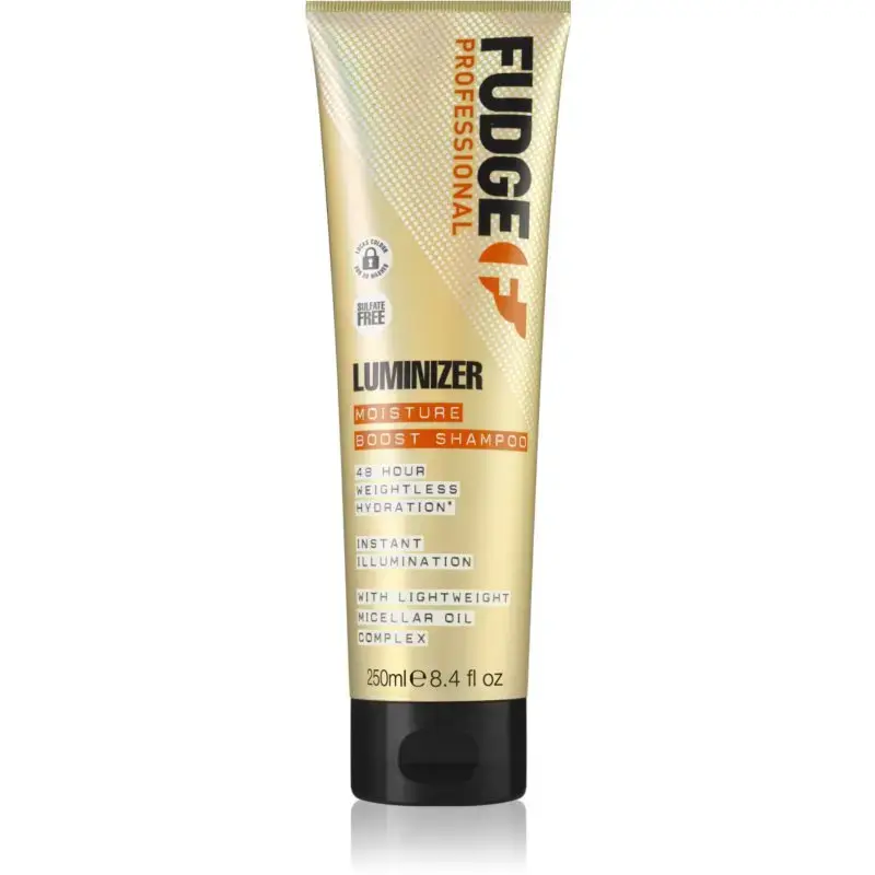 FUDGE Luminizer Moisture-Boosting Shine-Enhancing Strengthening Shampoo 250ml in Clear