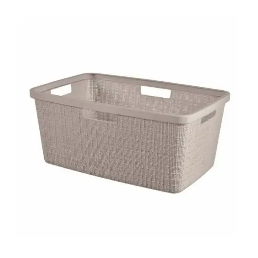 Veļas grozs Jute 46L 59x39x26cm bēšs