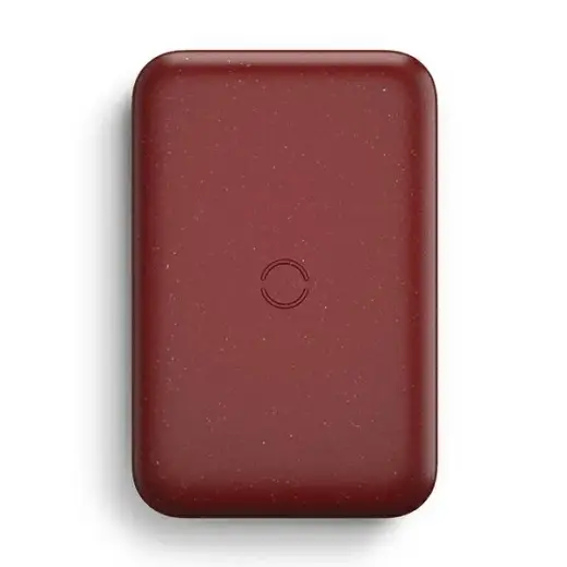 UNIQ Hyde Air 10000mAh USB-C 18W PD Fast Wireless induction powerbank burgundy