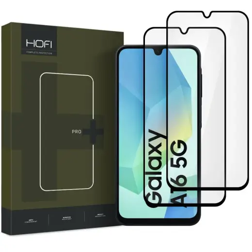 HOFI GLASS PRO+ tempered glass for phone Samsung Galaxy A16 4G | 5G black