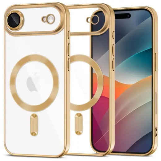 TECH-PROTECT MAGFLEX чехол с поддержкой MagSafe для телефона iPhone 17 Air shiny золотой