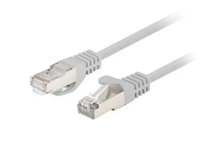 Patchcord cat.6 FTP 0.25M 10-pack fluke passed grey