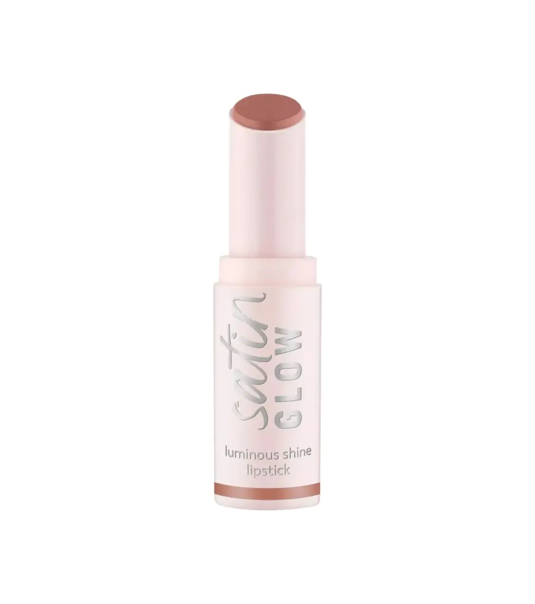 Essence, Satin Glow, Luminous, Cream Lipstick, 01, Whole Latte Love, 3.5 g