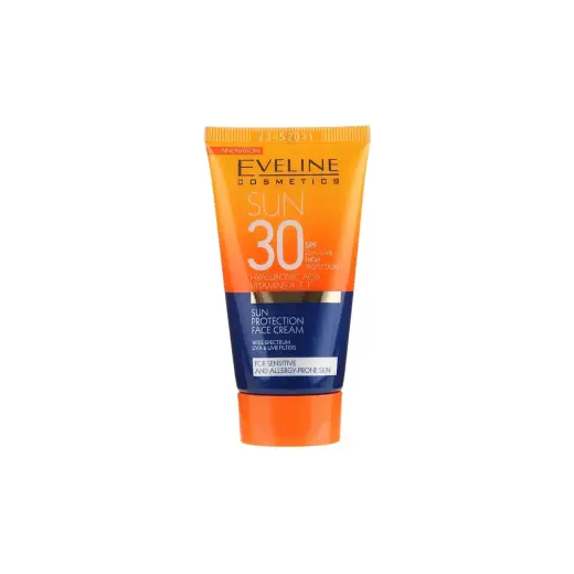 Eveline Cosmetics, Sun Protect, Hyaluronic Acid, Sun Protection, Daily, Cream, For Face, SPF, 50 ml