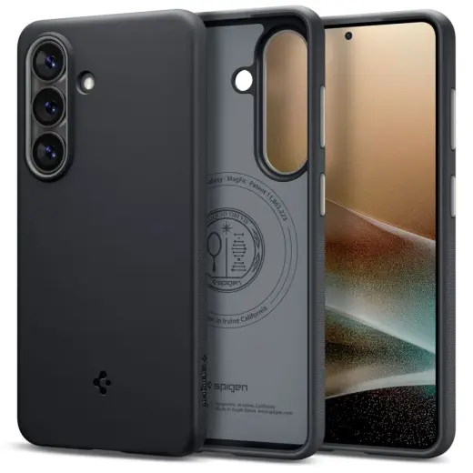 Spigen Nano Pop Mag telefono dėklas su MagSafe palaikymu Samsung Galaxy S26 (S942) juodas