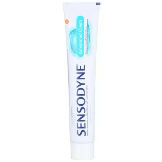 Sensodyne Advanced Clean Fluoride Toothpaste for Complete Tooth Protection 75 Ml
