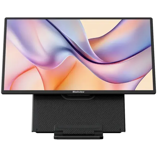 Portable monitor Blackview Table 10 LCD Monitor IPS FHD 23.8inch 1920x1200 16:9 LCD 100Hz 178 USB-C 3.1x2 Full 1xminiHDMI 312x237x32.8mm Plug into Laptop, PC, Game Console, and More, Plug & Play Black